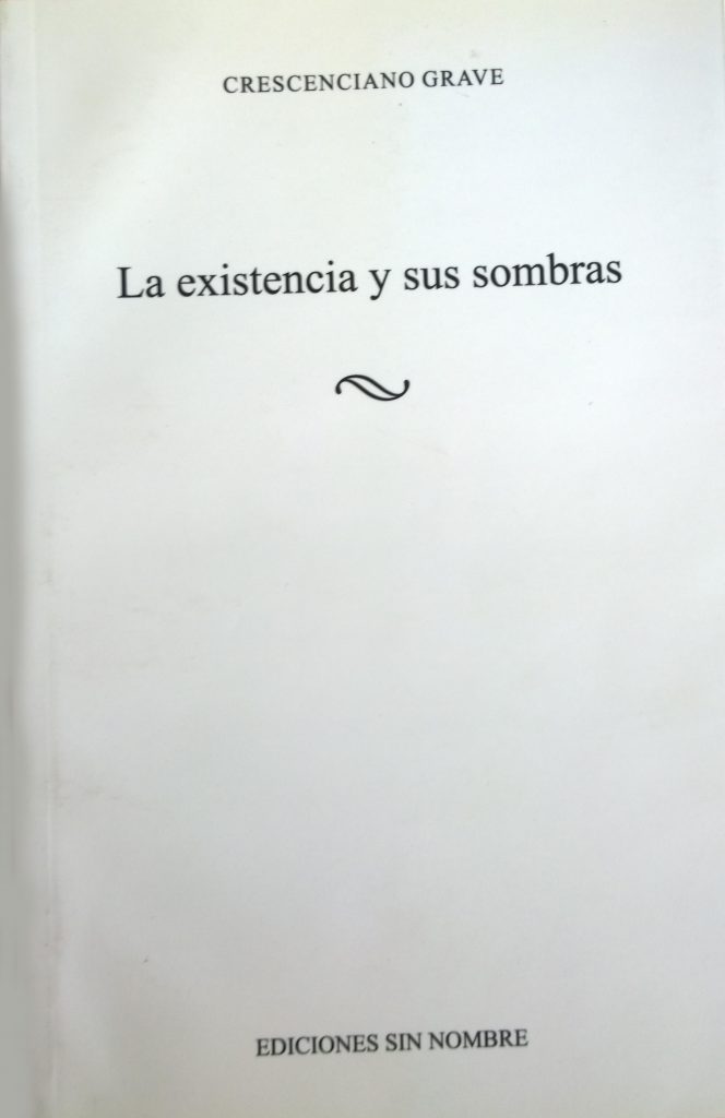 Texto de Cresenciano Grave sobre el pensamiento de Eugenio Trías